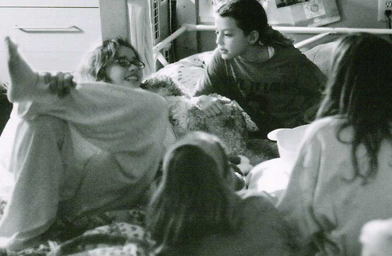 
                    This is the meat and potatoes of a sleepover.
                                            (Maureen Wellner)
                                        
