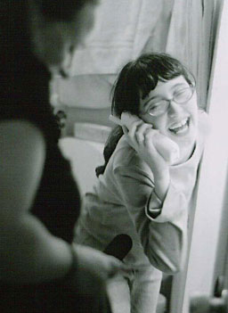 
                    Claire Wellner, the sleepover's host, prank calls the boys.
                                            (Maureen Wellner)
                                        