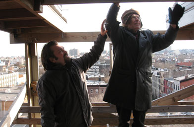 
                    Arthur and Christopher Wood inside Broken Angel.
                                            (Laura Starecheski)
                                        