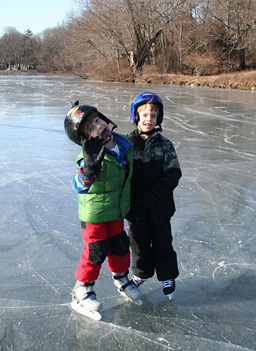 
                    Jasper Fowle and Brendan Mahoney.
                                            (Stacy Fowle)
                                        