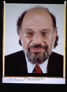 
                    Poet Allen Ginsberg
                                            (Elsa Dorfman)
                                        