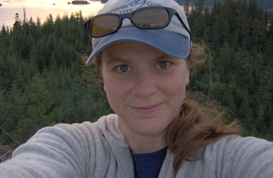 A self portrait from late summer, 2005 on top of Pederson Hill. It was taken before Weigel's hair fell out during cancer recurrence, which, unbeknownst to me yet, was right around the corner.
(Beth Weigel)