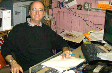 Dave Panther, the Hamburg Inn #2's owner, is much more gentle and unassuming than his last name would suggest.
(John Moe)