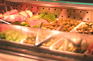 
                    Just a small section of the food available.
                                            (Suzie Lechtenberg)
                                        