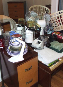 
                    The guest room is a holding area for items Chris isn't yet ready to part with.
                                            (Chris McNaught)
                                        
