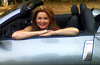 Roz Bertone in her "rocketship." She purchased a sportscar this past summer and now realizes that it was a want and not a need.
(: Roz Bertone)