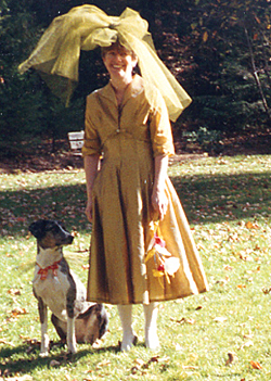 
                    Jill McElmurry on her second wedding day with her only "bridesmaid."
Photos courtesy of Jill McElmurry
                                        