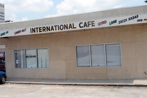 Refugees go to the International Cafe to eat Ethiopian food, watch news from their home countries and feel a sense of community.
(Kara Oehler & Ann Hepperman)