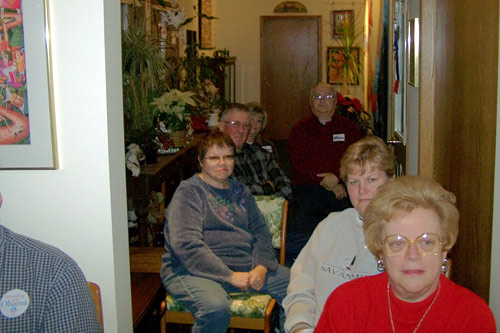 
                    The crowd spills over into hallway during the preliminaries.
                                            (Jim & Gracia Willis)
                                        