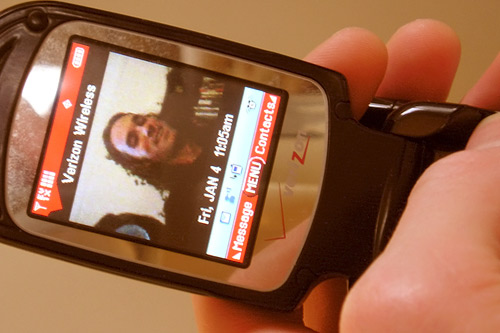 
                    Aaron Kiely's picture on Sean Cole's mobile phone.
                                            (Sean Cole)
                                        