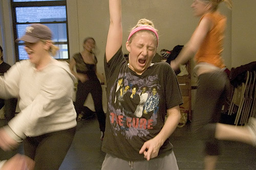 
                    The Dance Dance Party Party revolution has spread to other cities. This picture of a New York City Dance Dance event was taken by a photographer for Time-Out magazine.
                                            (Daniela Merino / Time Out New York)
                                        