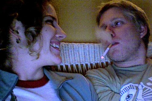 
                    Weekend America listener Ashley "peaches/dumps" Beecher and her boyfriend Jordan "beany."
                                            (Ashley Beecher)
                                        