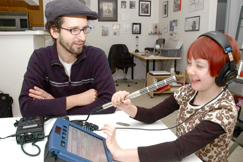 
                    Schuyler and reporter Michael May.
                                            (Robert Rummel-Hudson)
                                        