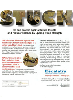 
                    Singer thought Escalatra would be a good name for presidential candidate John McCain, if he were a pharmaceutical, because of his vow to keep troops in Iraq for as long as it takes.
                                            (Neille Ilel)
                                        