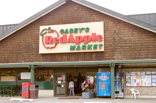 
                    The store where Tom purchased his winning lottery ticket.
                                            (--)
                                        