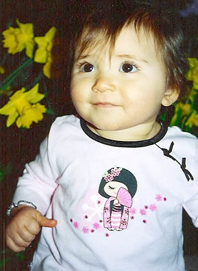 
                    Lillian Case, a week and a half before her first birthday in 2004.
                                            (Courtesy Scot Case)
                                        
