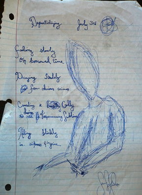 
                    When Sam was doing drugs, he used to like to write dark poetry.
                                            (Hillary Frank)
                                        