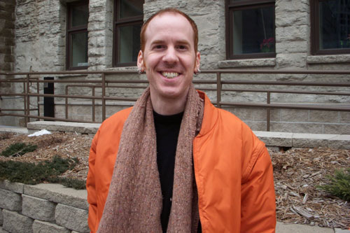 
                    Griffin Woodworth is writing his dissertation on the singer Prince.  He is currently living in Minneapolis and hoping that it doesn't snow in April.
                                            (Jim Gates)
                                        