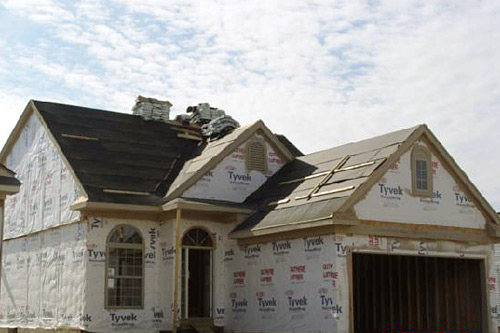 Construction underway for one of the 200 units built to address the city of Hamtramck's conscious decision to relocate the majority of its African-American community.
(Courtesy JRJ Consulting)