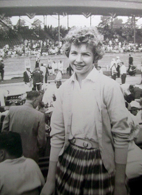
                    Monday, May 30, 1960 -- Kathy Koch's first Indianapolis 500, which she and husband Art have attended for 49 straight races.
                                            (Courtesy Art Koch)
                                        