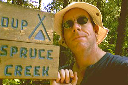 
                    Weekend America listener Thomas Biatek at the Spruce Creek campsite on the Superior Trail after a day of hiking. Biatek enjoys going on long walks and bike rides whenever he has time off.
                                            (Thomas Biatek)
                                        