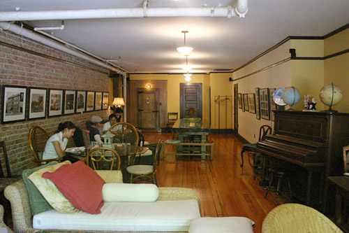 
                    Inside the teahouse, which was once a grocery store.
                                            (David Weinberg)
                                        