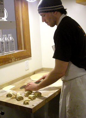 
                    Cinnamon rolls are the only Back Alley Bakery product that's made with commercially processed sugar.
                                            (Martin Wells)
                                        