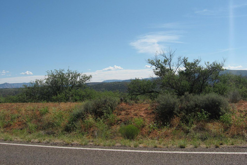 The national media -- and even the McCain campaign itself -- often say McCain's Arizona property is in Sedona, a town known for its beautiful red rocks and new age tourism centered around local energy "vortexes." His cabin is actually 12 miles outside of Sedona in the tiny town of Cornville.
(Rene Gutel)