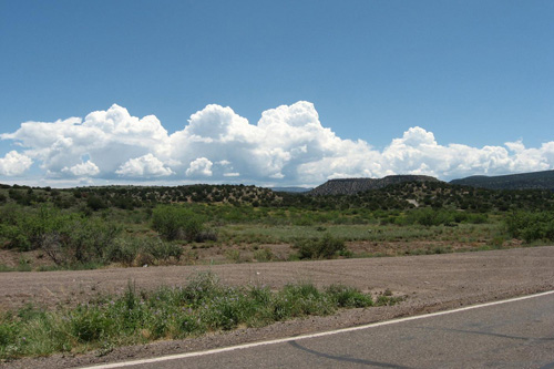 
                    McCain's cabin is on the other side of these hills, several miles in from the road.
                                            (Rene Gutel)
                                        