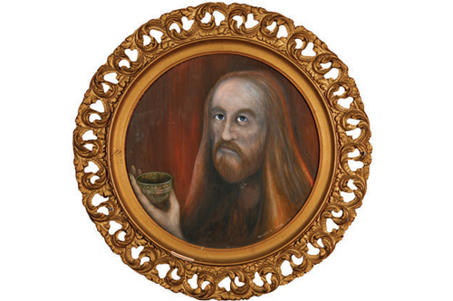 "The Actor" by William Judge. Coincidentally, William Judge is also the name of Somerville Theater manager Ian Judge's father. More coincidentally, Ian says the man in the painting looks just like his dad.
(Courtesy Museum of Bad Art)