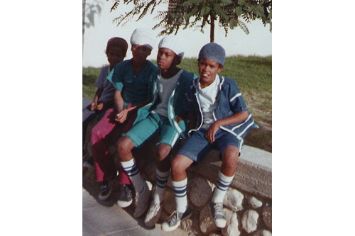 
                    Prim with friends in 1979.
                                            (Courtesy Reggie Prim)
                                        