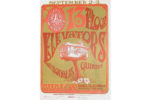 
                    A 13th Floor Elevators Poster from September 1966.
                                            (www.rokyerickson.net)
                                        