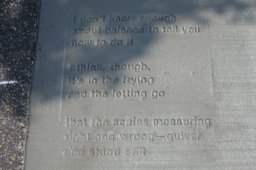 
                    "Tipping the Scales" by Georgia A. Greeley.
                                            (Chris Roberts)
                                        