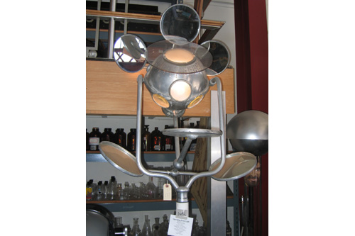 
                    A 1930s Operating Room Light that has appeared in "Batman and Robin" and "Nutty Professor."
                                            (Claes Andreasson)
                                        