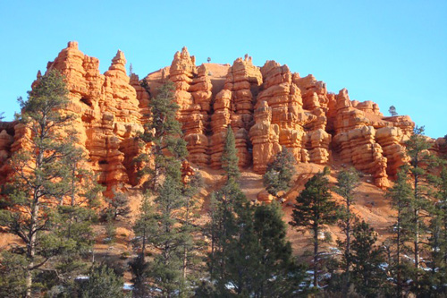 
                    Hoodoos in Bryce Canyon.
                                            (Mark Delmonte)
                                        