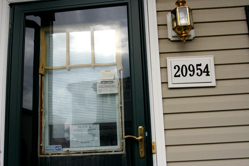 
                    A sign outside a foreclosed home in Denver.
                                            (joguldi)
                                        