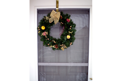 Charnita made a wreath to hang on her door. She's proud of her home and loves her new neighborhood. She moved there with her sister this spring.
(Desiree Cooper)