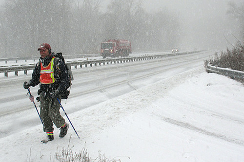 
                    BJ in Connecticut at the end of December.
                                            (Dave Makar)
                                        