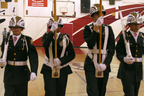 
                    A JROTC competition at Hollywood High School.
                                            (Daniela Gerson)
                                        