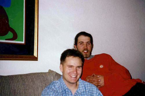 
                    Rob and his brother Scott today.
                                            (Courtesy Rob McGinley Myers)
                                        