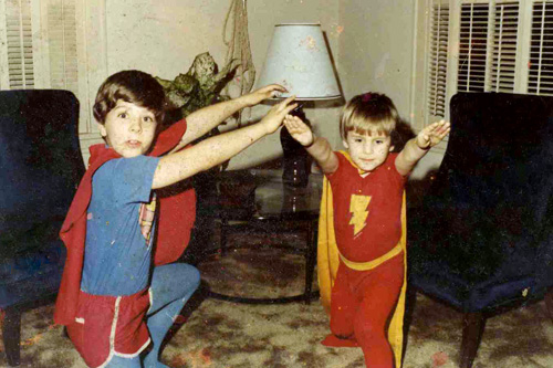 
                    Rob and Scott, dynamic duo.
                                            (Courtesy Rob McGinley Myers)
                                        